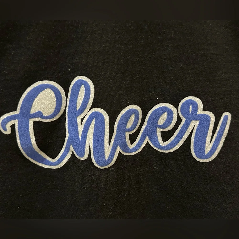 CHEER sweatshirt Girls Youth size XL black